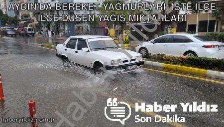 Aydın’da Bereket Yağmurları: İşte İlçe İlçe Düşen Yağış Miktarları