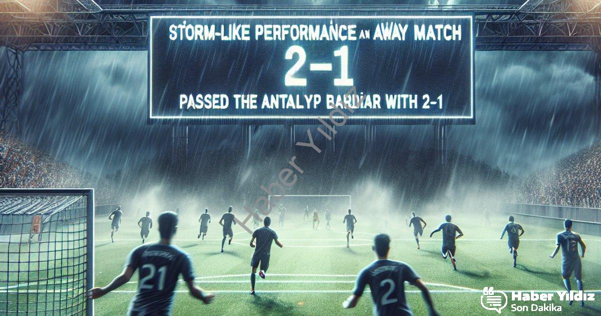 "Göztepe Deplasmanda Fırtına Gibi: Antalyaspor Engelini 2-1 ile Geçti" başlıklı haber için fotoreali
