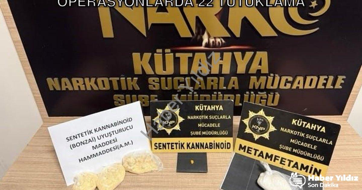 "Kütahya'da Suçlulara Geçit Yok: 2 Haftalık Operasyonlarda 22 Tutuklama" başlıklı haber için fotorea