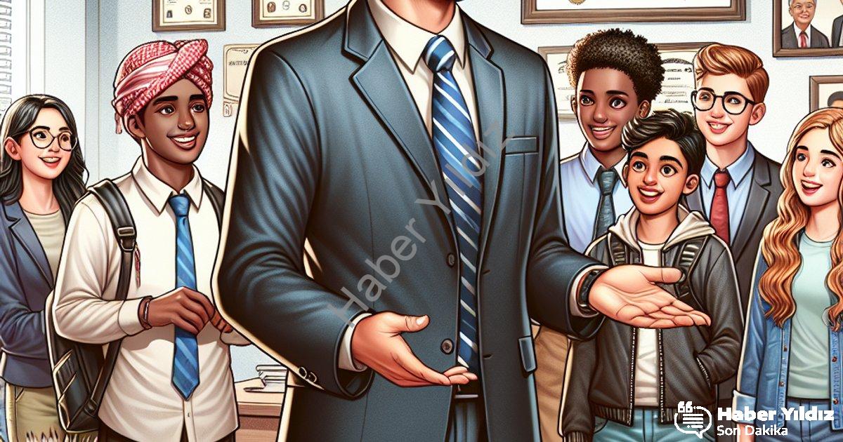 "Hisarcık Kaymakamı Erkan Atam Özel Öğrencileri Makamında Ağırladı" başlıklı haber için fotorealisti