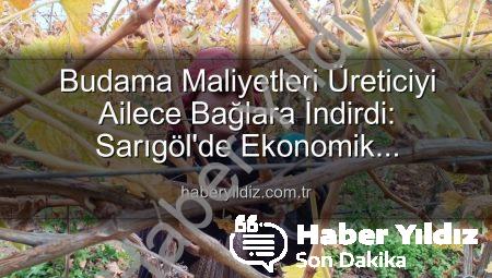 Budama Maliyetleri Üreticiyi Ailece Bağlara İndirdi: Sarıgöl’de Ekonomik Çözümler