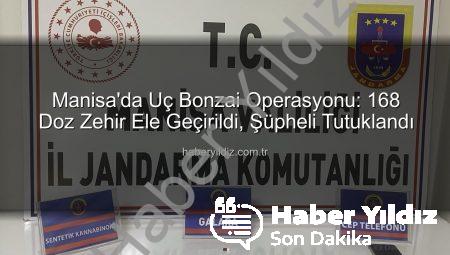 Manisa’da Uç Bonzai Operasyonu: 168 Doz Zehir Ele Geçirildi, Şüpheli Tutuklandı