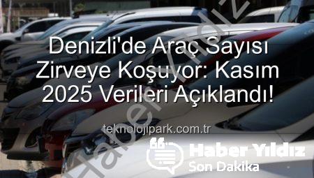 Denizli’de Araç Sayısı Rekor Kırıyor: 580 Bine Dayanan Filo Dikkat Çekti
